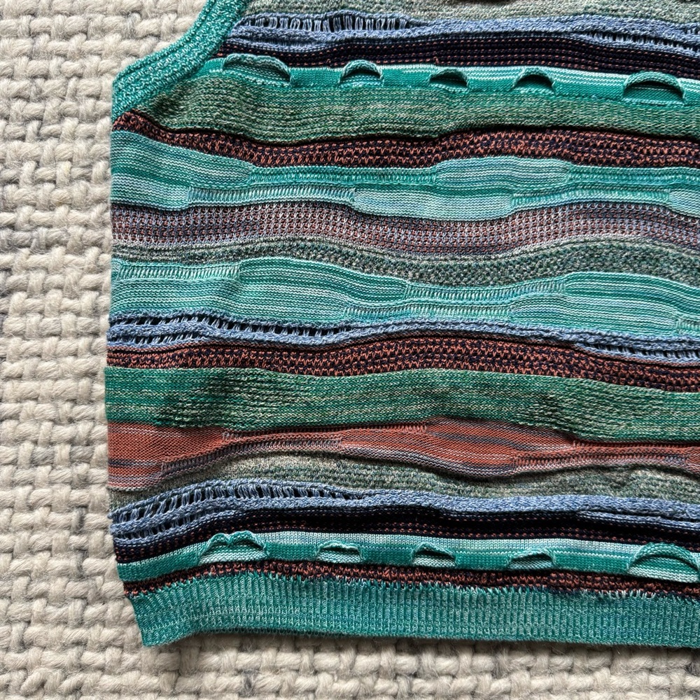 Ulla Johnson Multicolor Knit Crop Top - Picture 3 of 6